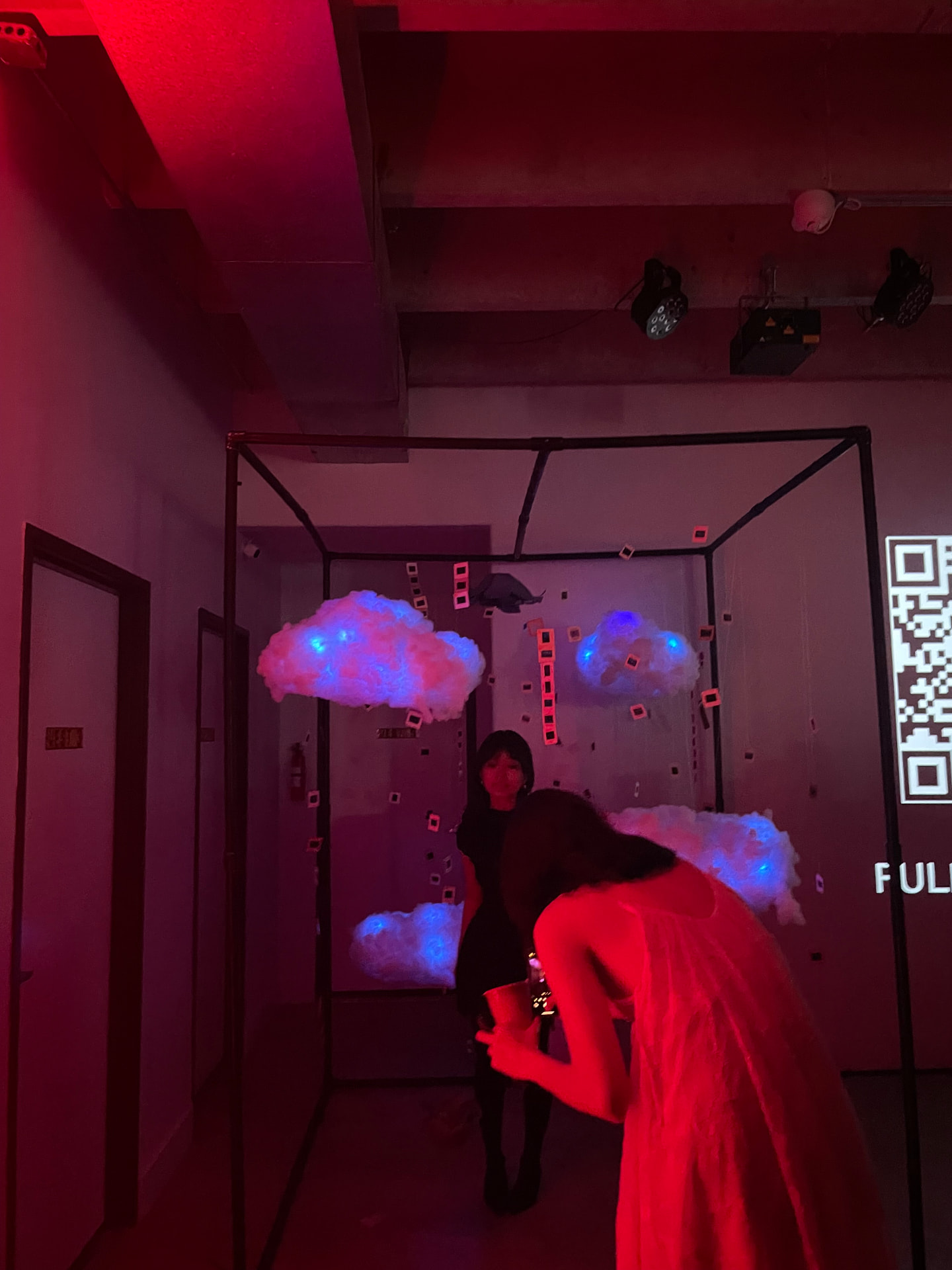 Gallery view of the sculpture during the show